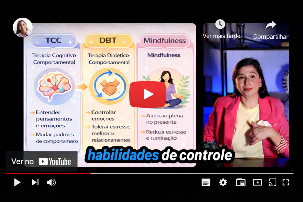 Métodos de terapia para controle emocional