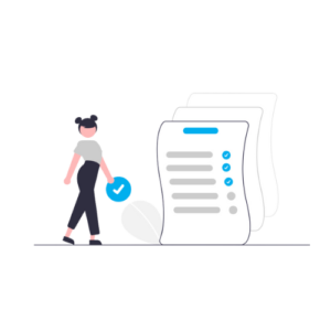 Desenho de uma avaliacao neuropsicologica de autismo de uma mulher autista