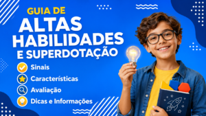 Capa da guia sobre altas habilidades e superdotacao 1